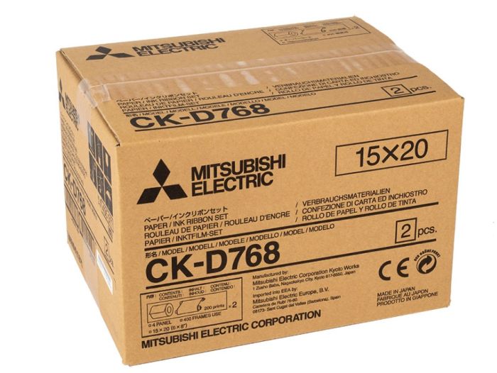 Papel Mitsubishi CK-D768 - NEGRO - 15x20 - 400 F